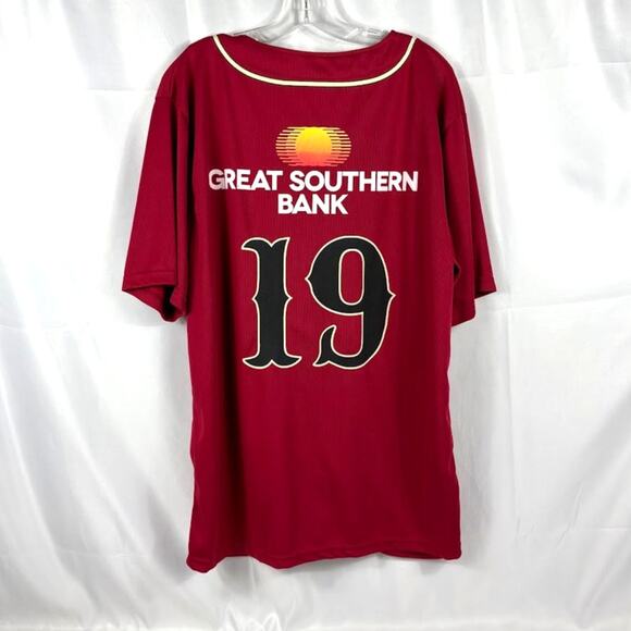 River City Rascals XL Baseball Jersey #19 Frontier League - Picture 4 of 5